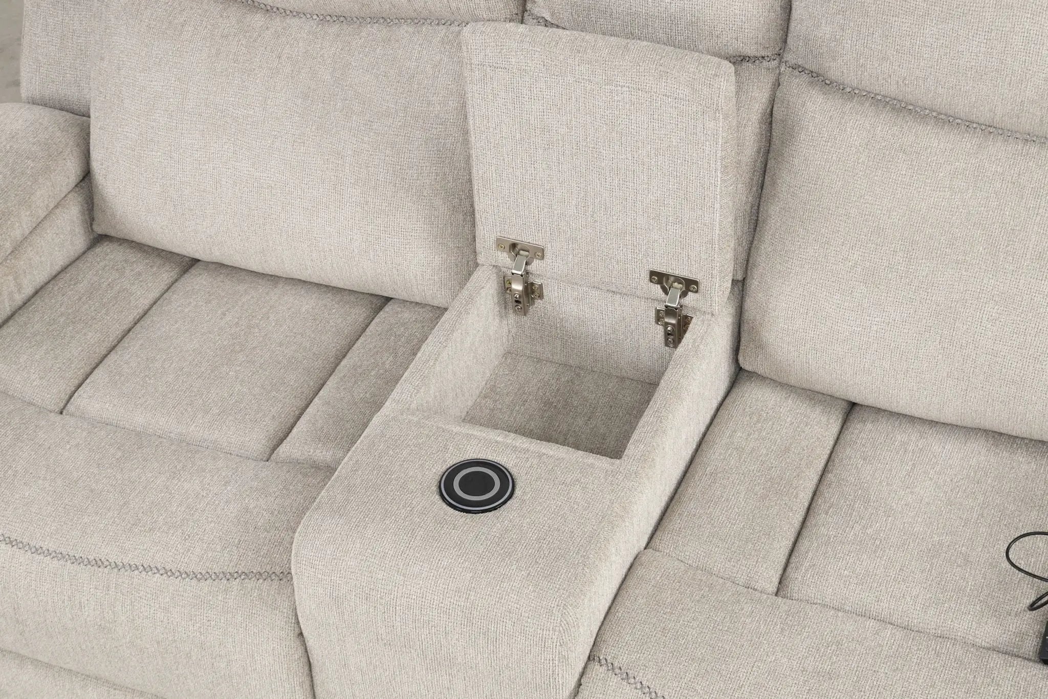 Galya - 3 Piece Living Room Set Sofa Loveseat Chair - Light Gray by HouseOfZazla