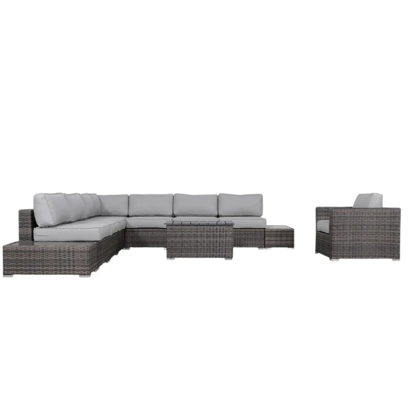 Stylish Entertainment Sectional Set, Outdoor Living by Unique Piece Furniture
