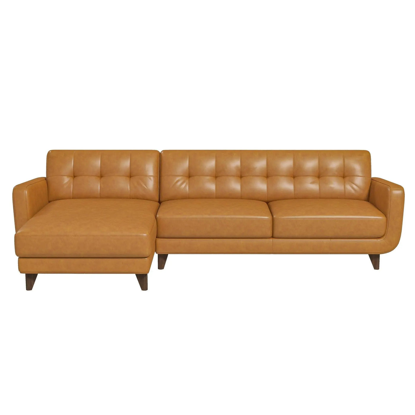 Allison - Mid-Century Modern Sectional Sofa Chaise by HouseOfZazla