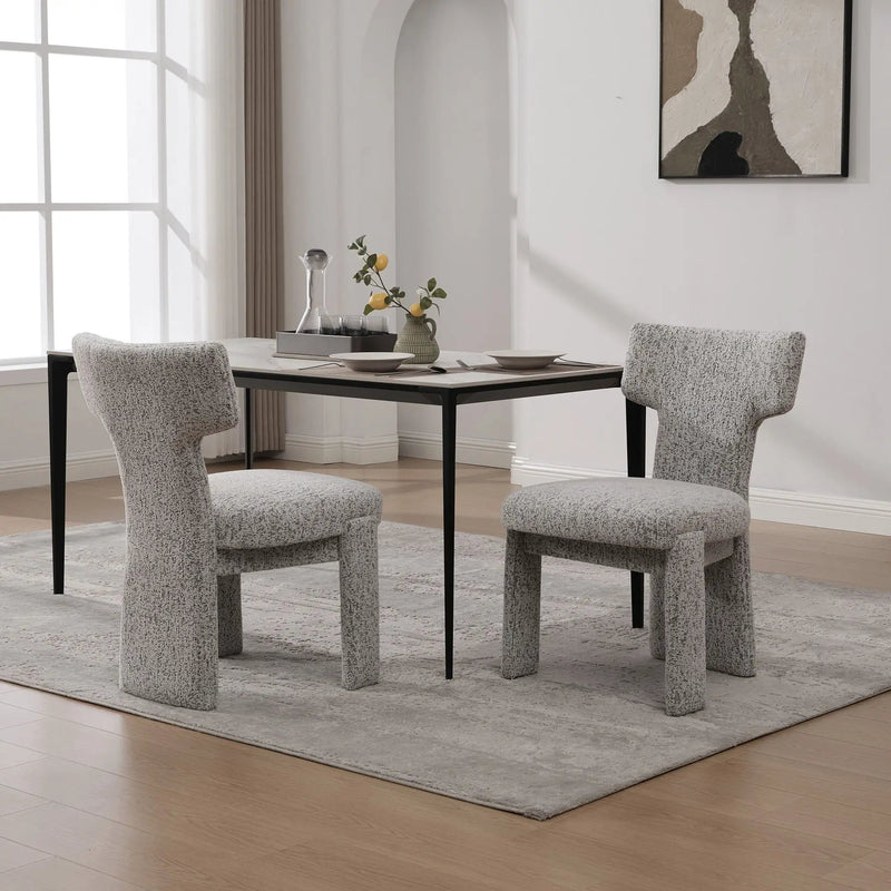 Armless Curved Back Accent Chairs by HouseOfZazla