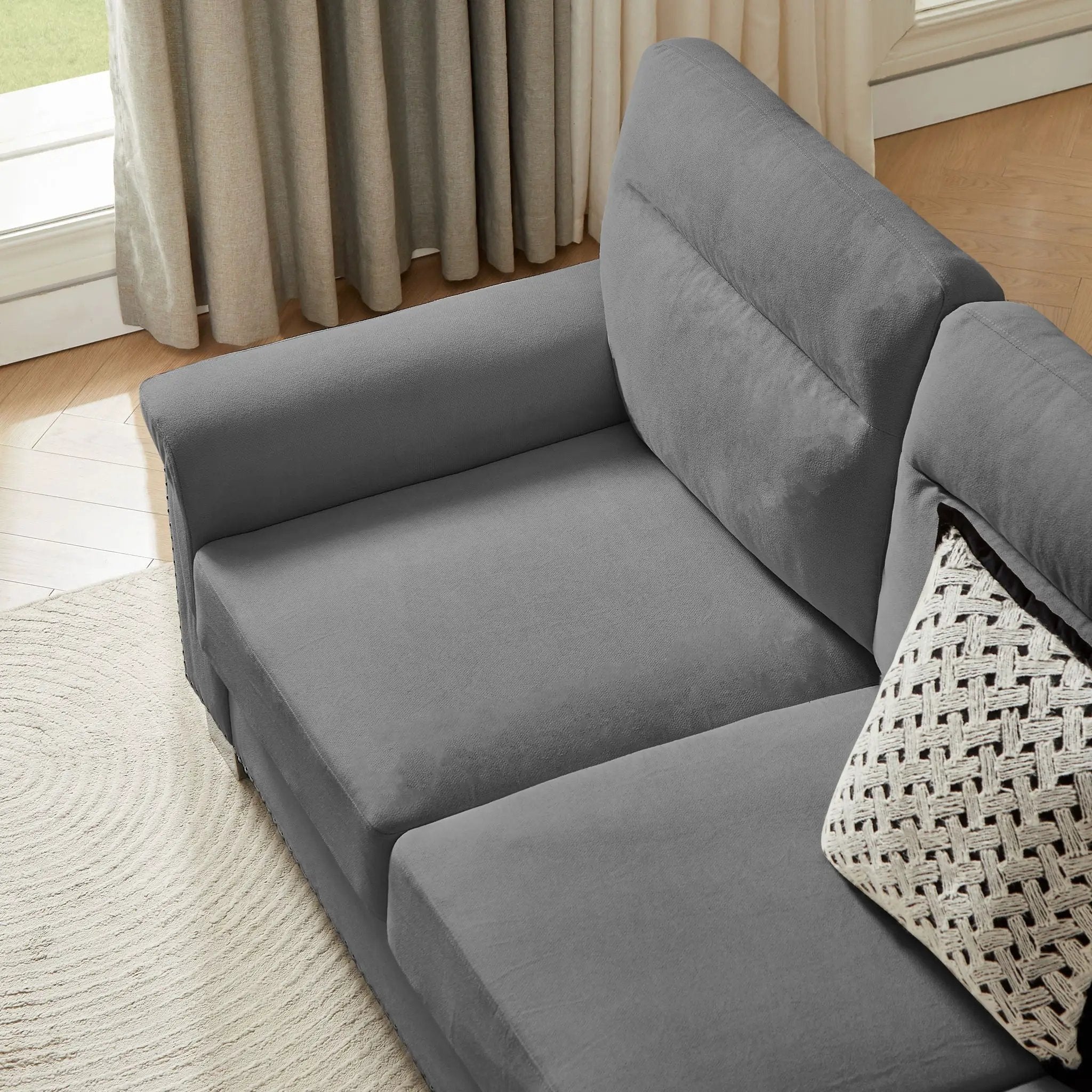 3 Seater Elegant Stationary Sofa by Unique Piece Furniture