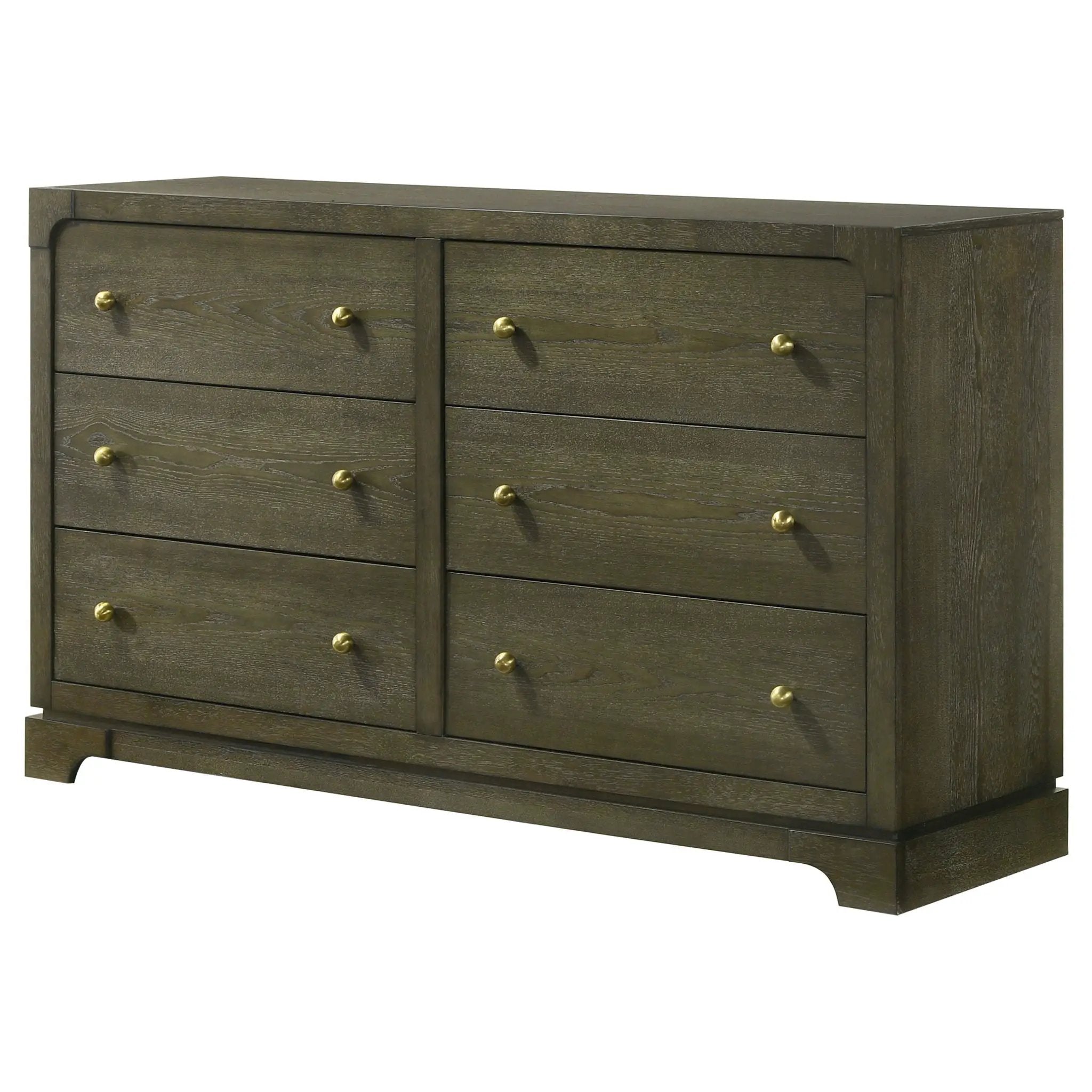 Gran Park 6-drawer Dresser Cabinet Dark Cocoa by Unique Piece Furniture