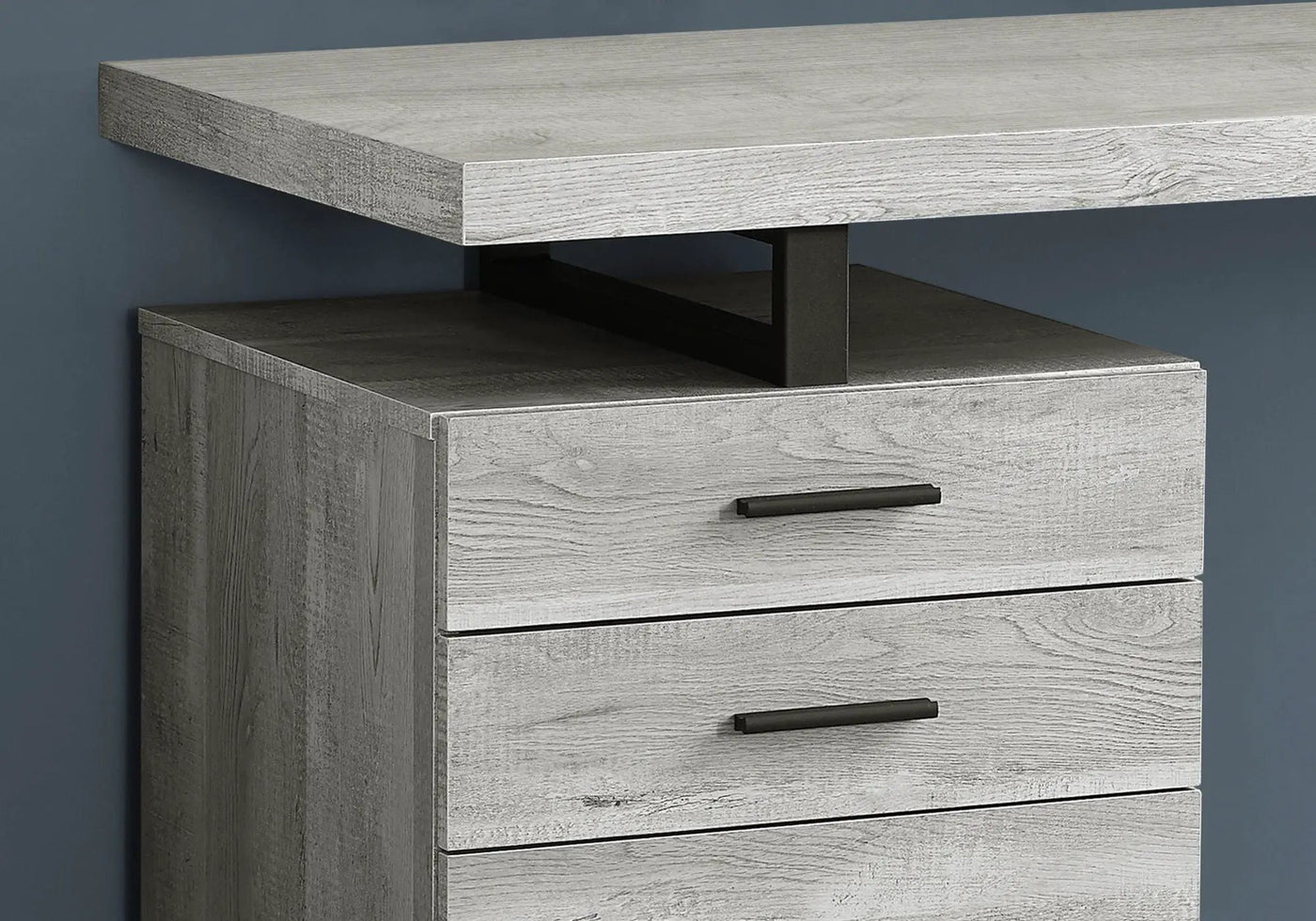 Computer Desk For Home Office, Left or Right Setup with Storage Drawers by HouseOfZazla
