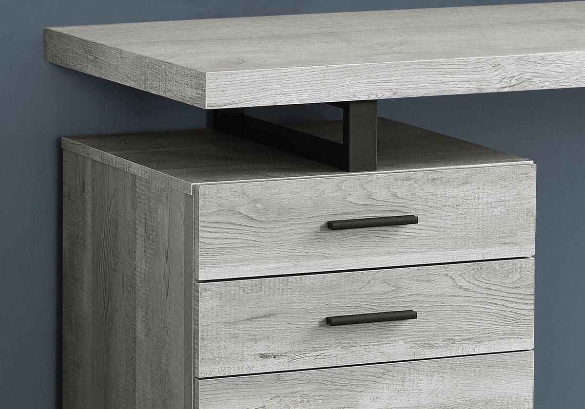 Reversible Computer Desk with Storage Drawers - Multiple Colors, photo 23 of 28