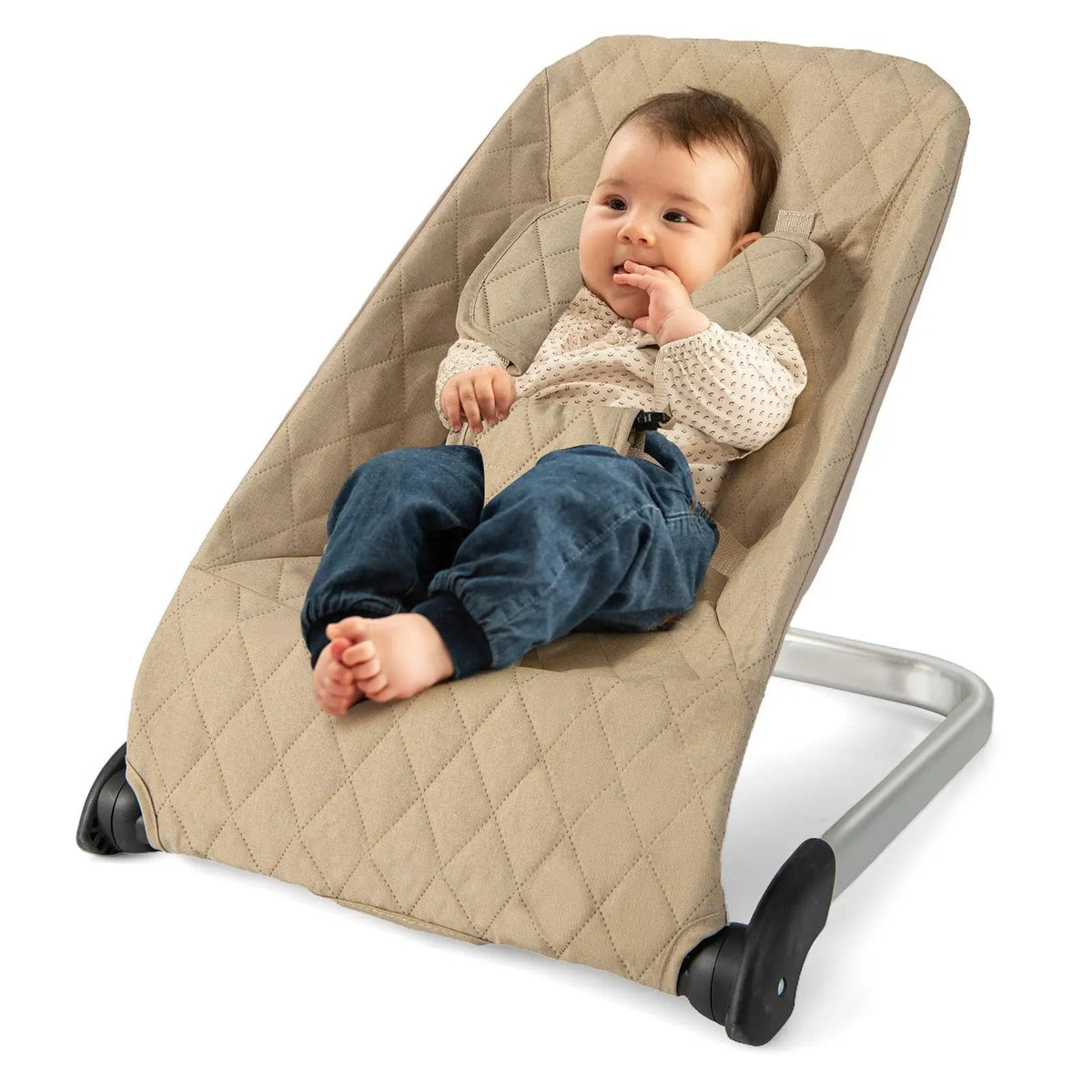 Baby Bouncer Seat with Aluminum and Metal Frame