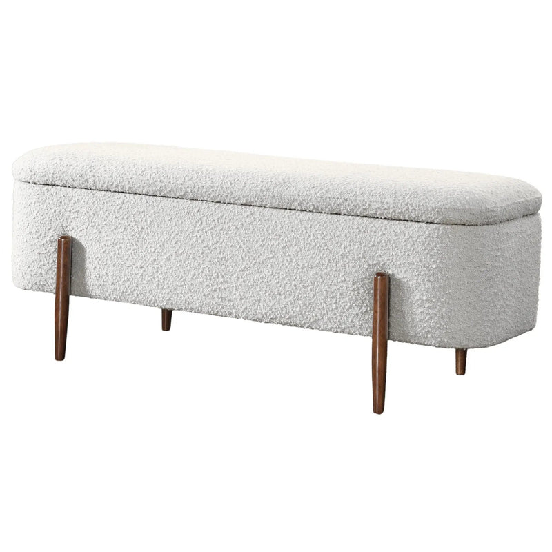 Sarna - Storage Bench - Ivory by HouseOfZazla