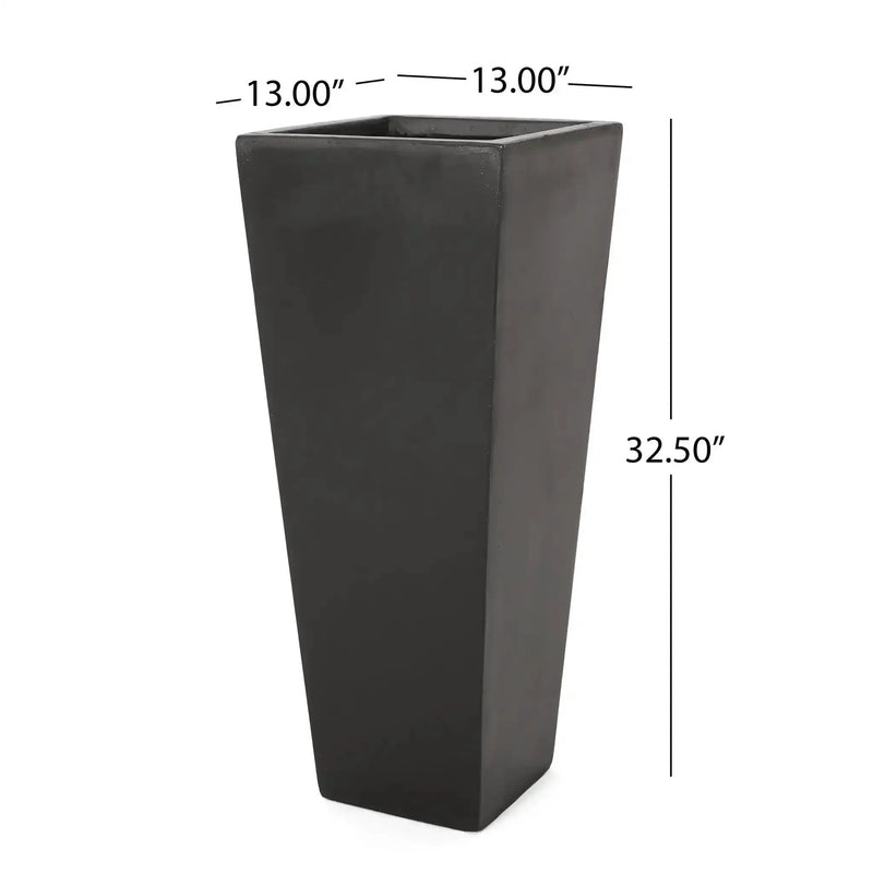 Outdoor Modern Cast Stone Planter by HouseOfZazla