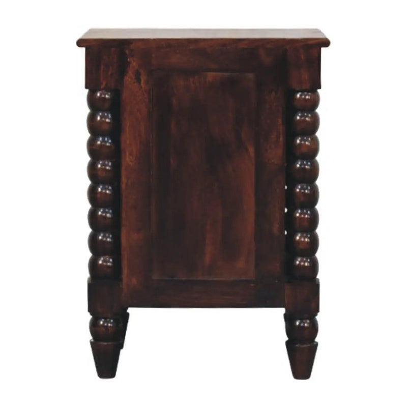 Solid Wood Spindle Duo Bedside by HouseOfZazla