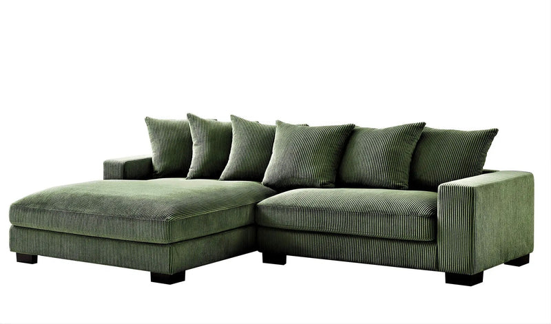 Luxe - Oversized 2 Piece Sectional Couches For Living Room, L Shaped Sofa With Chaise by HouseOfZazla