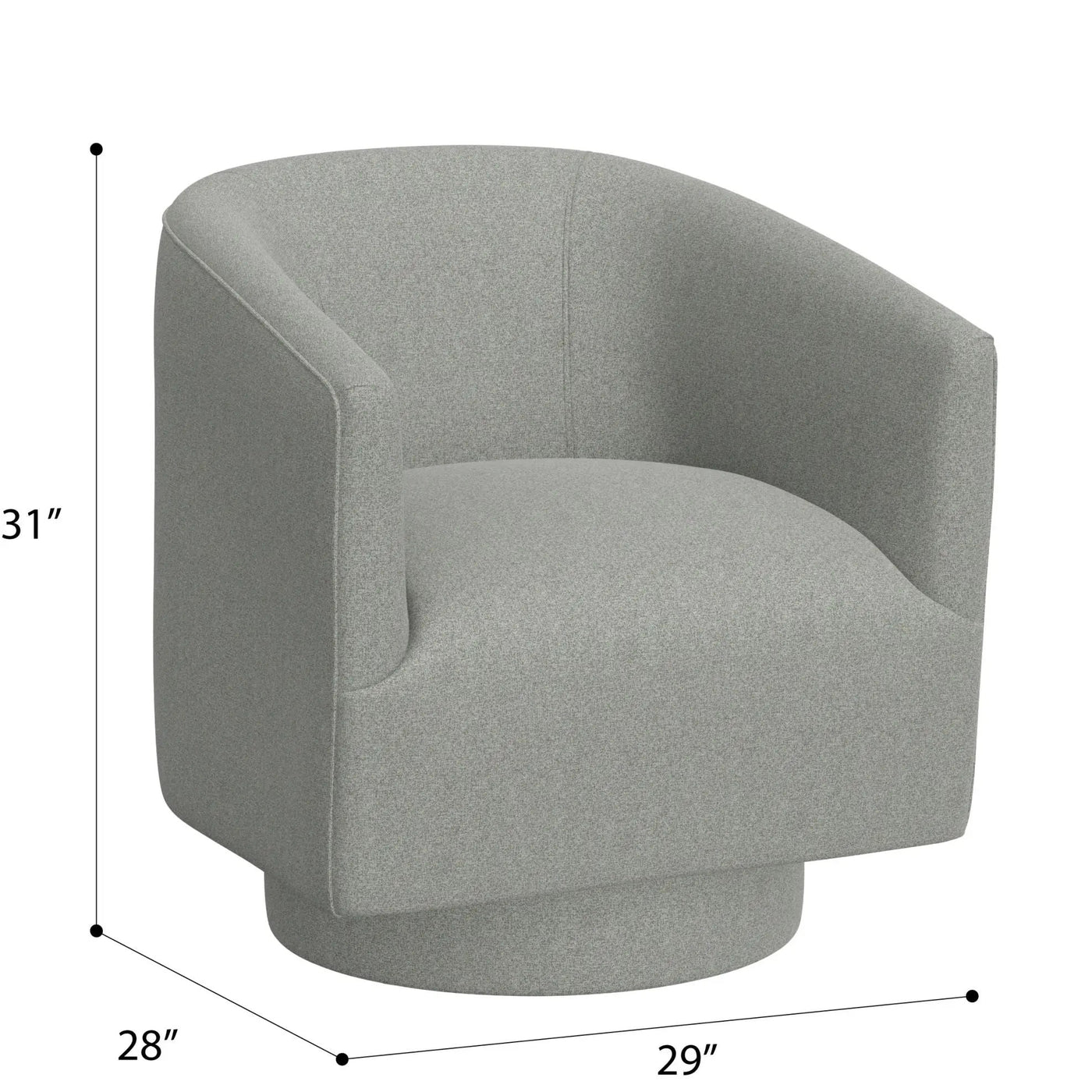 Accent Chair With Swivel Function by HouseOfZazla