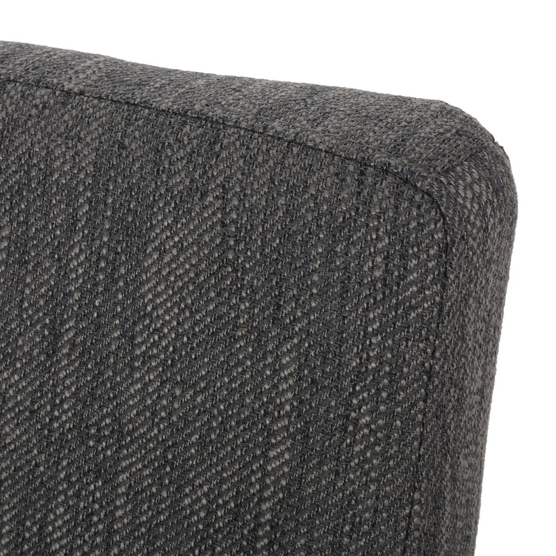Contemporary Dining Chair with Upholstered Seating and Tapered Legs by HouseOfZazla
