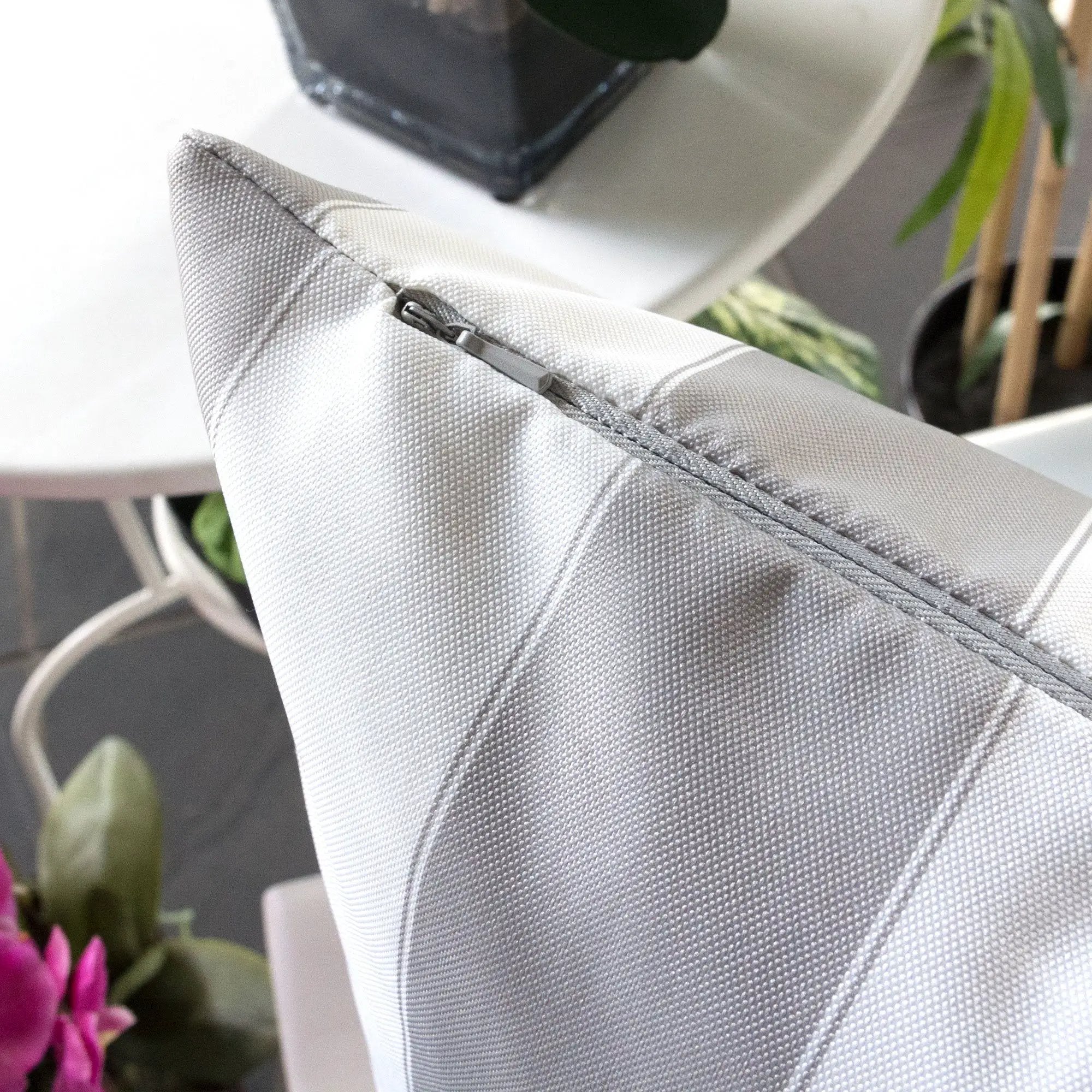 Horizon Stripe Pillow Outdoor & Indoor by HouseOfZazla