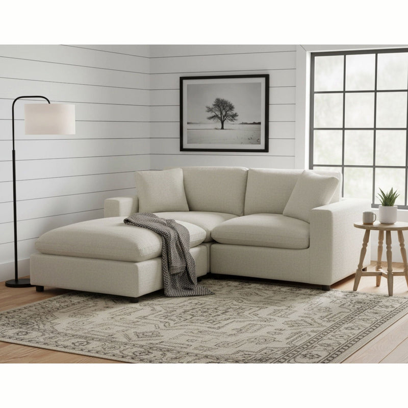 Cassandra - Sofa With Ottoman by HouseOfZazla