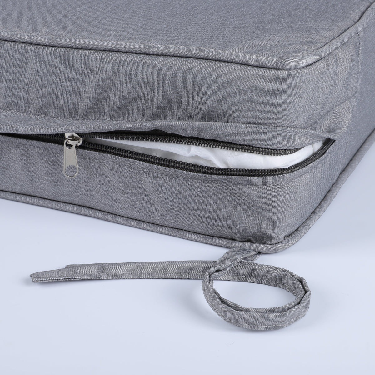 Outdoor Deep Seat Cushions for Patio Furniture with Waterproof Cover - Set of 2, photo 5 of 8