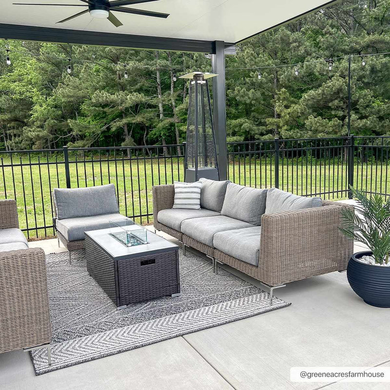Areli Beige / Brown Outdoor Rug - Clearance by Boutique Rugs