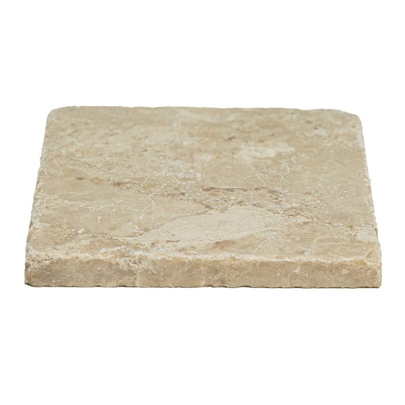 Beige Royale Tumbled Marble Tiles 4x4 Marble Tumbled 4x4 Tiles — 2
