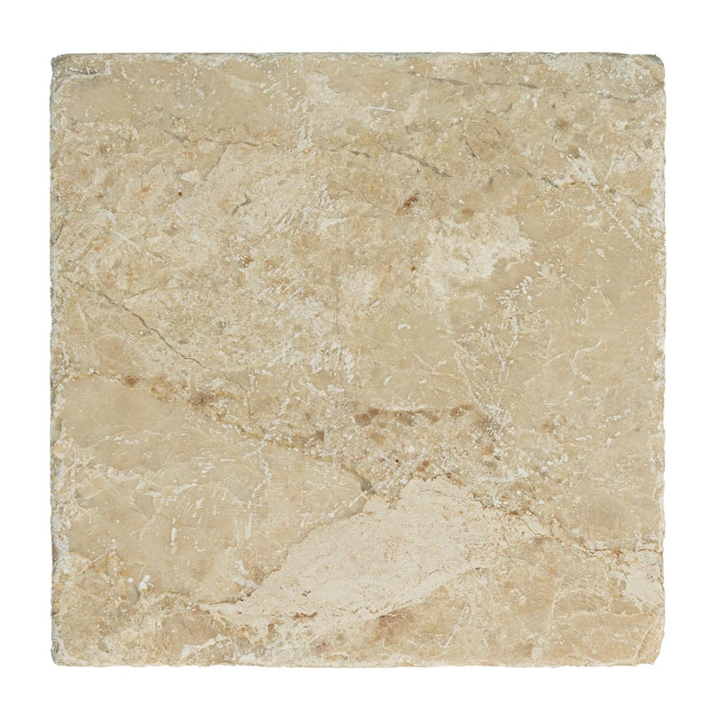 Beige Royale Tumbled Marble Tiles 4x4 Marble Tumbled 4x4 Tiles