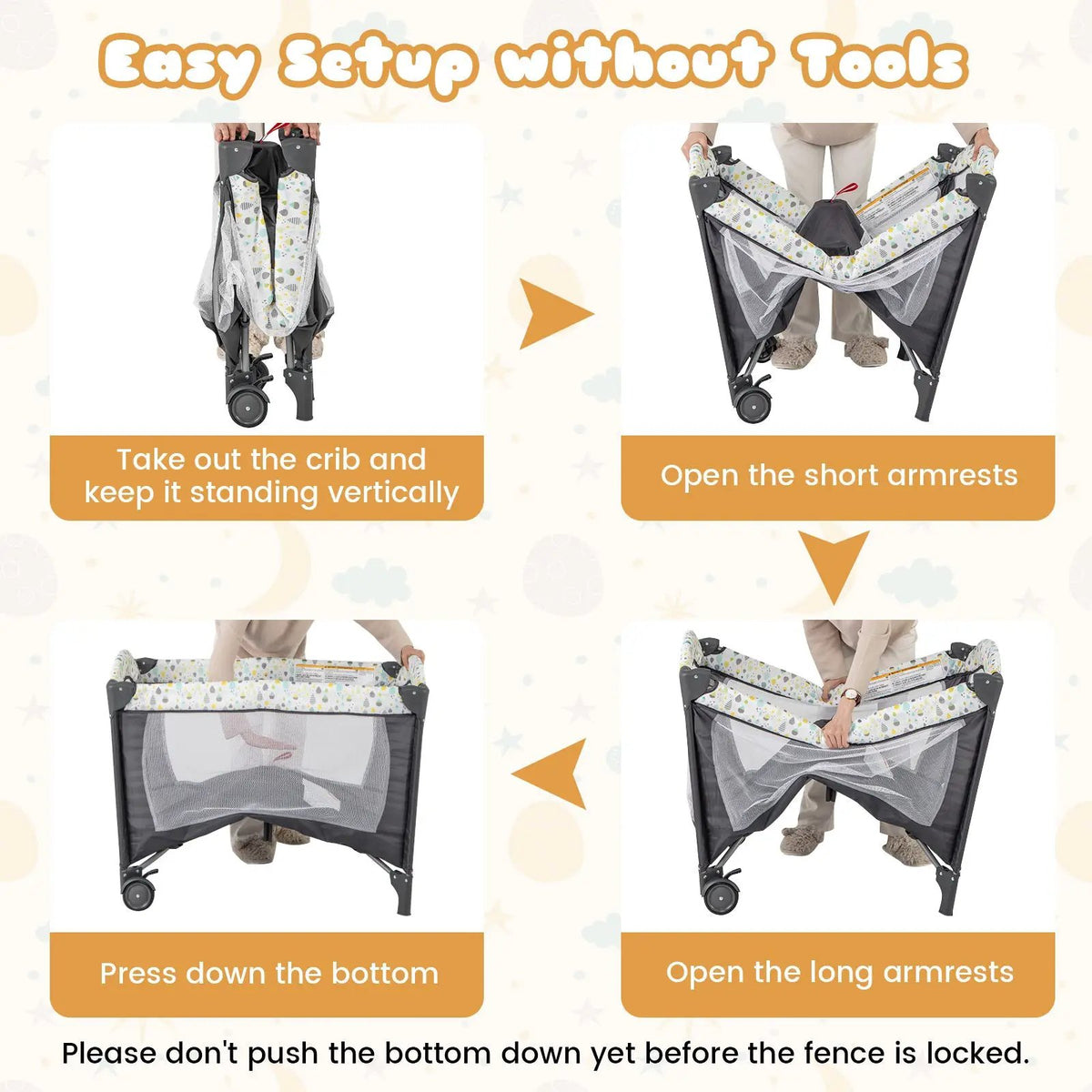 Multi-Functional Baby Playpen with Mattress and Removable Changing Table by DirectDeals