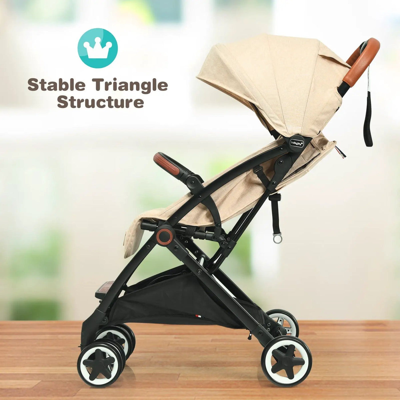Lightweight Aluminium Frame Baby Stroller with Net by DirectDeals