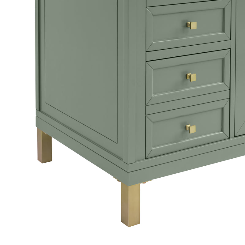 James Martin Chicago 60" Double Vanity Cabinet, Smokey Celadon by James Martin