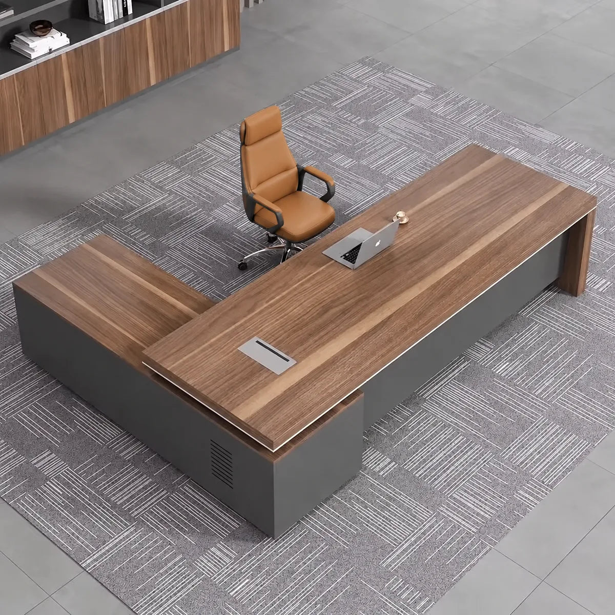 Belford · Modern Executive L-Shaped Desk, photo 4 of 9