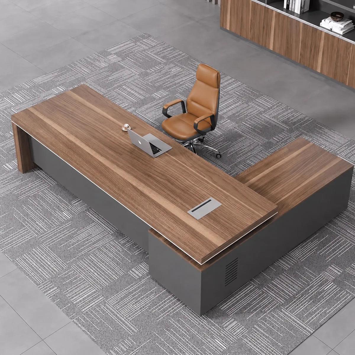 Belford · Modern Executive L-Shaped Desk, photo 5 of 9
