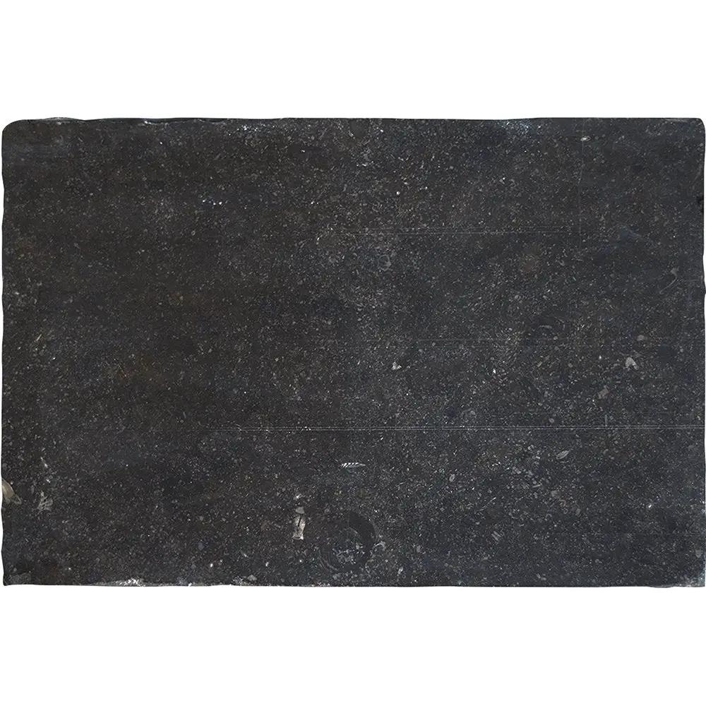 Belgium Blue Brushed Chiselled Limestone Tiles 16x24 by Stonetiledepot