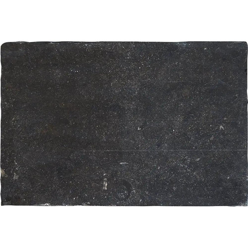 Belgium Blue Brushed Chiselled Limestone Tiles 16x24 by Stonetiledepot