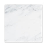 Bella White Honed Marble Tiles 18x18