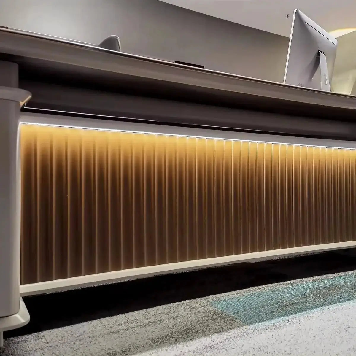 Magill · Modern L-Shaped Executive Desk by Arc Grove