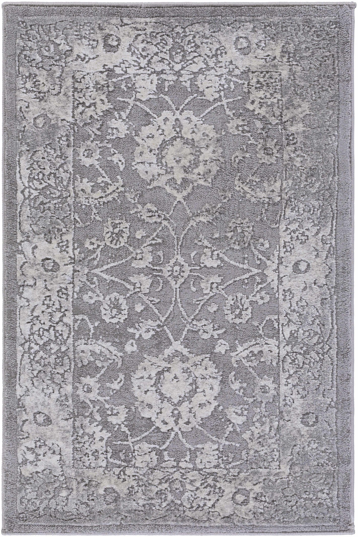 Benavides Gray Updated Traditional Tibetan Rug by Boutique Rugs