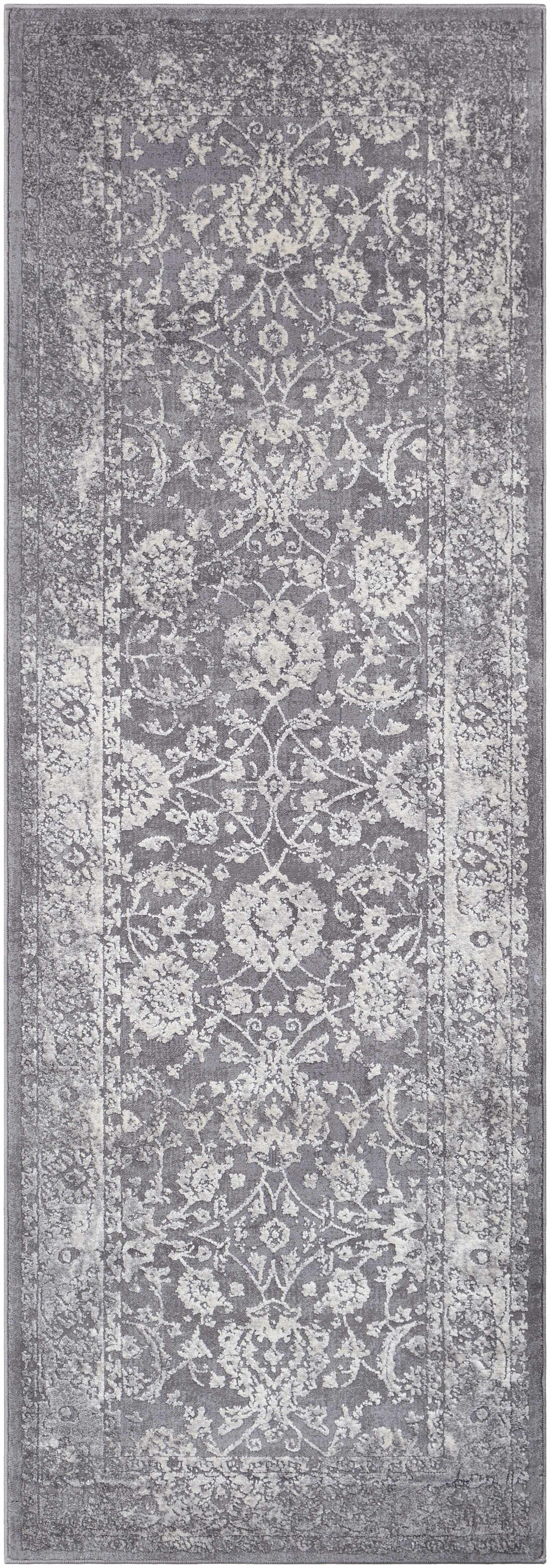 Benavides Gray Updated Traditional Tibetan Rug by Boutique Rugs