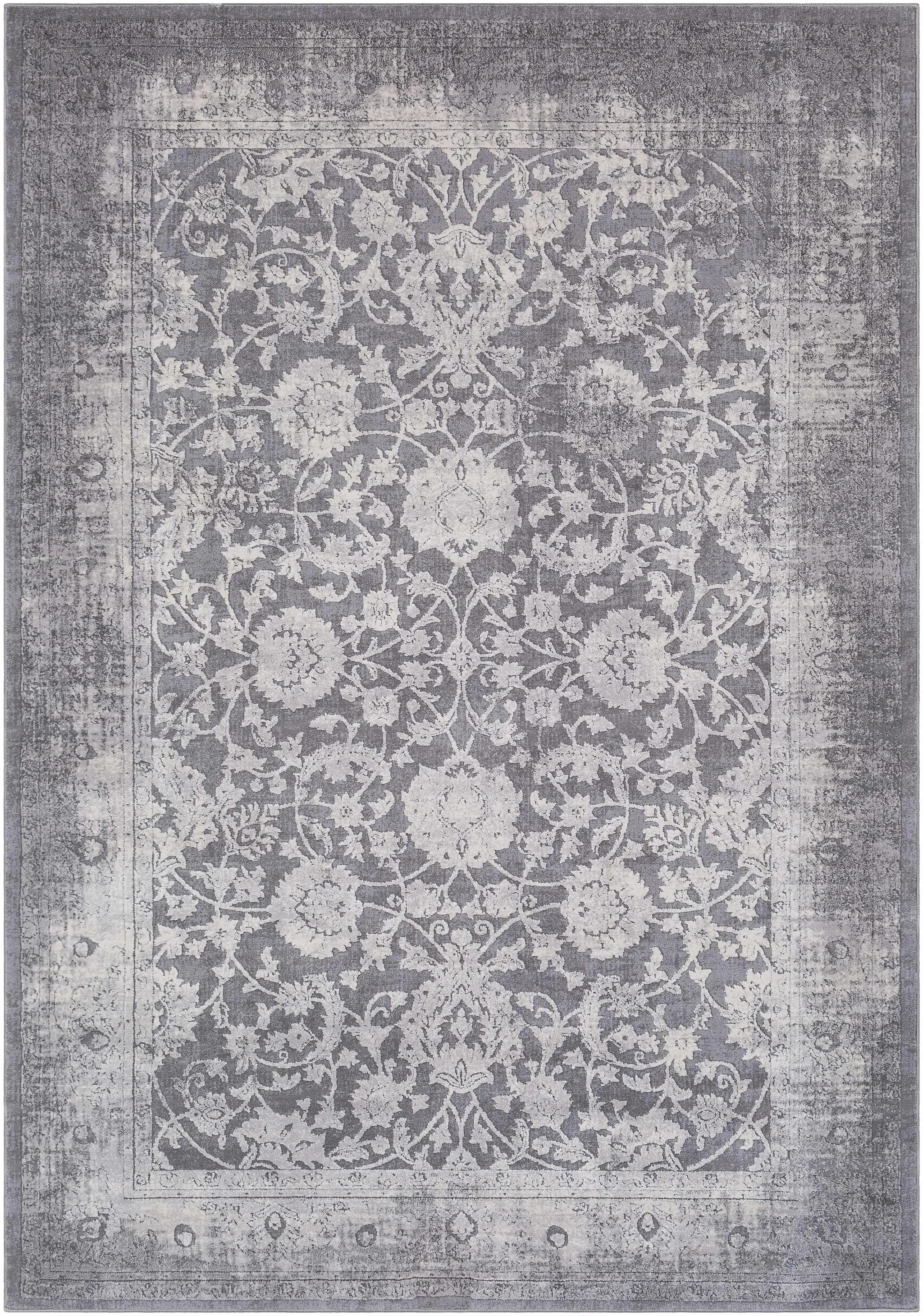 Benavides Gray Updated Traditional Tibetan Rug by Boutique Rugs