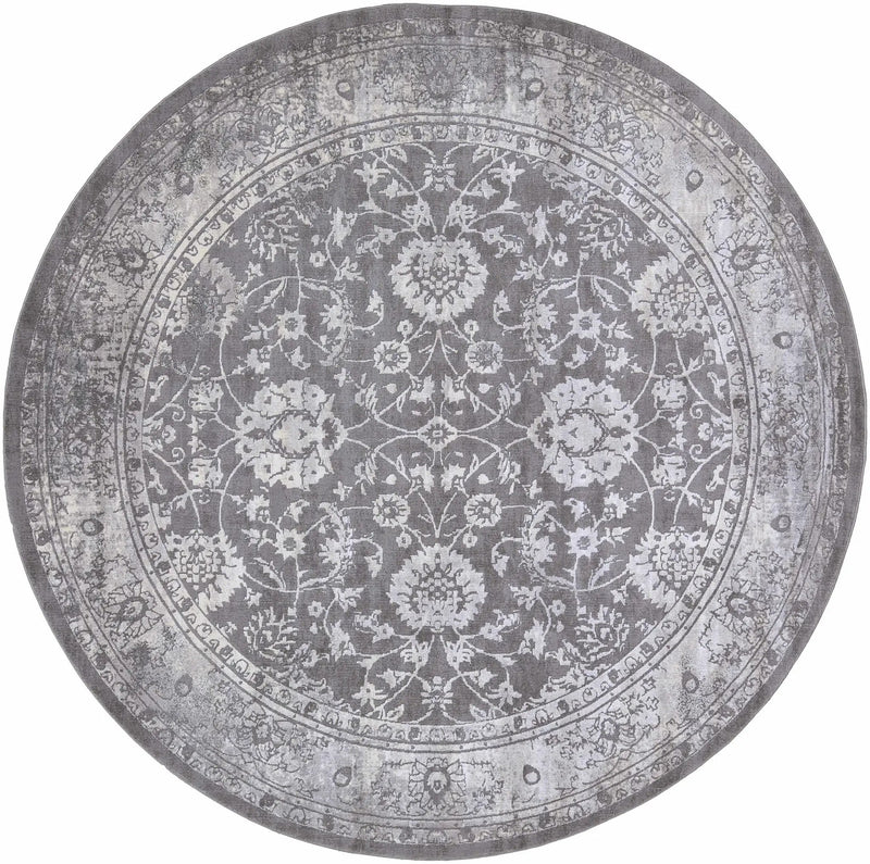 Benavides Gray Updated Traditional Tibetan Rug by Boutique Rugs