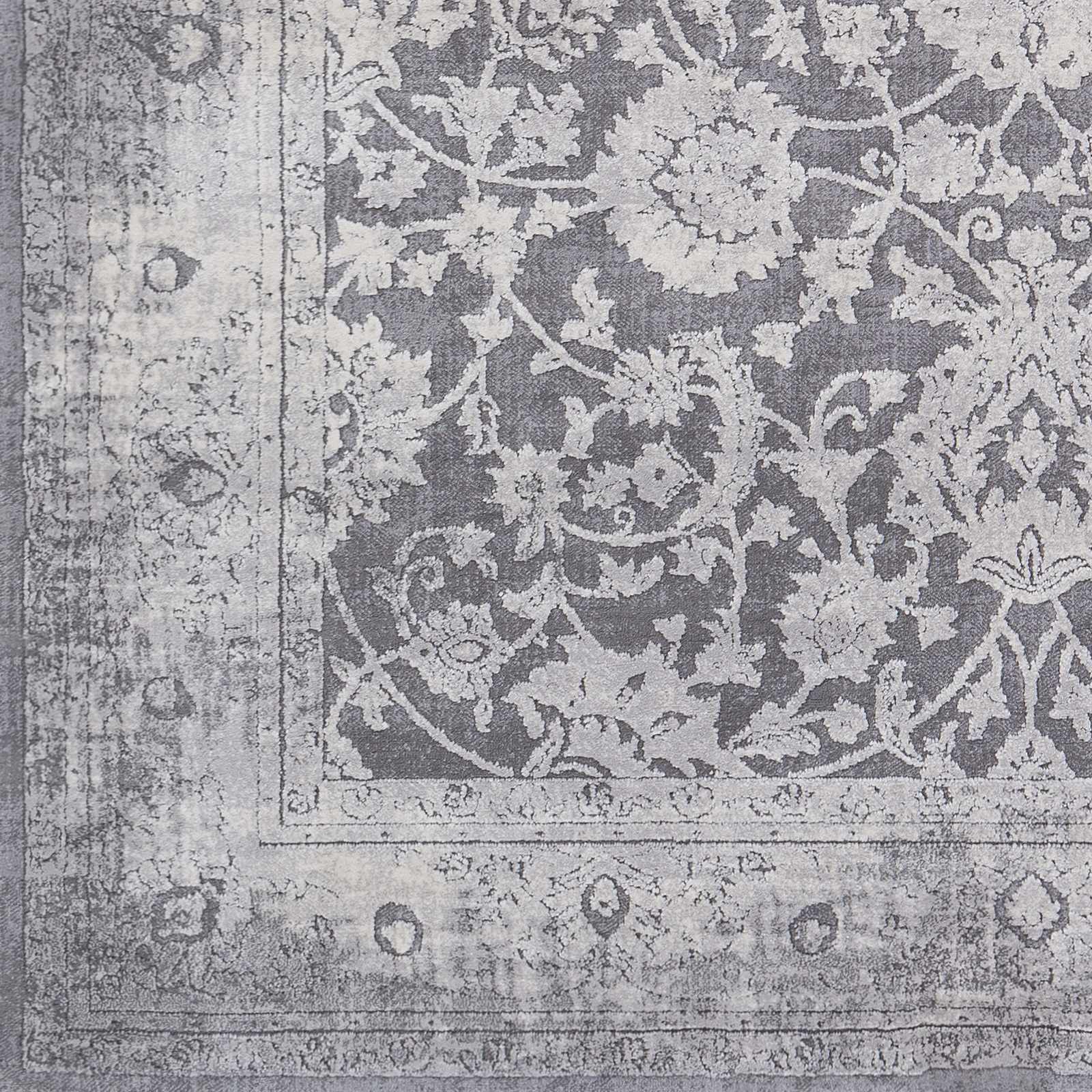 Benavides Gray Updated Traditional Tibetan Rug by Boutique Rugs