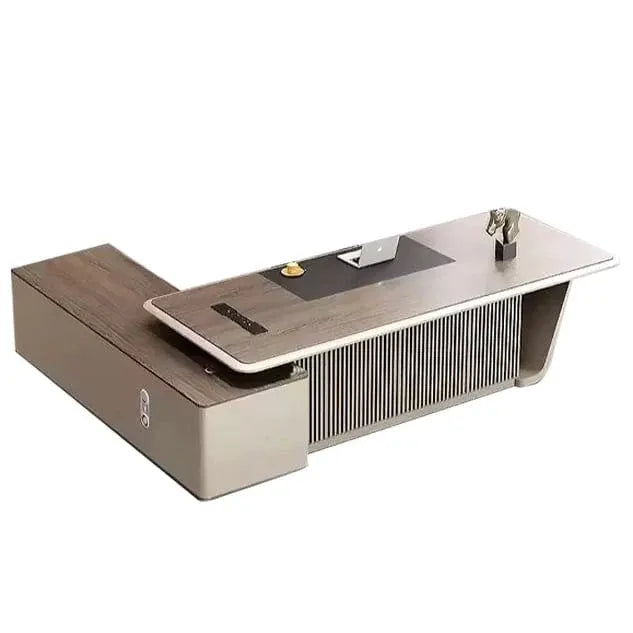 Mantell · Modern L-Shaped Executive Desk by Arc Grove