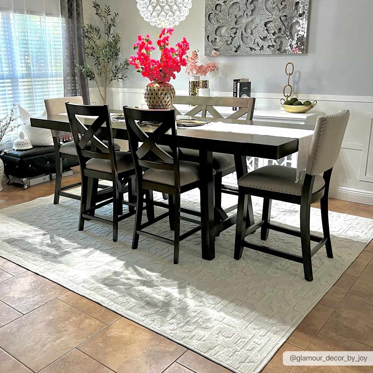 Beren Cream Washable Area Rug - Clearance by Boutique Rugs