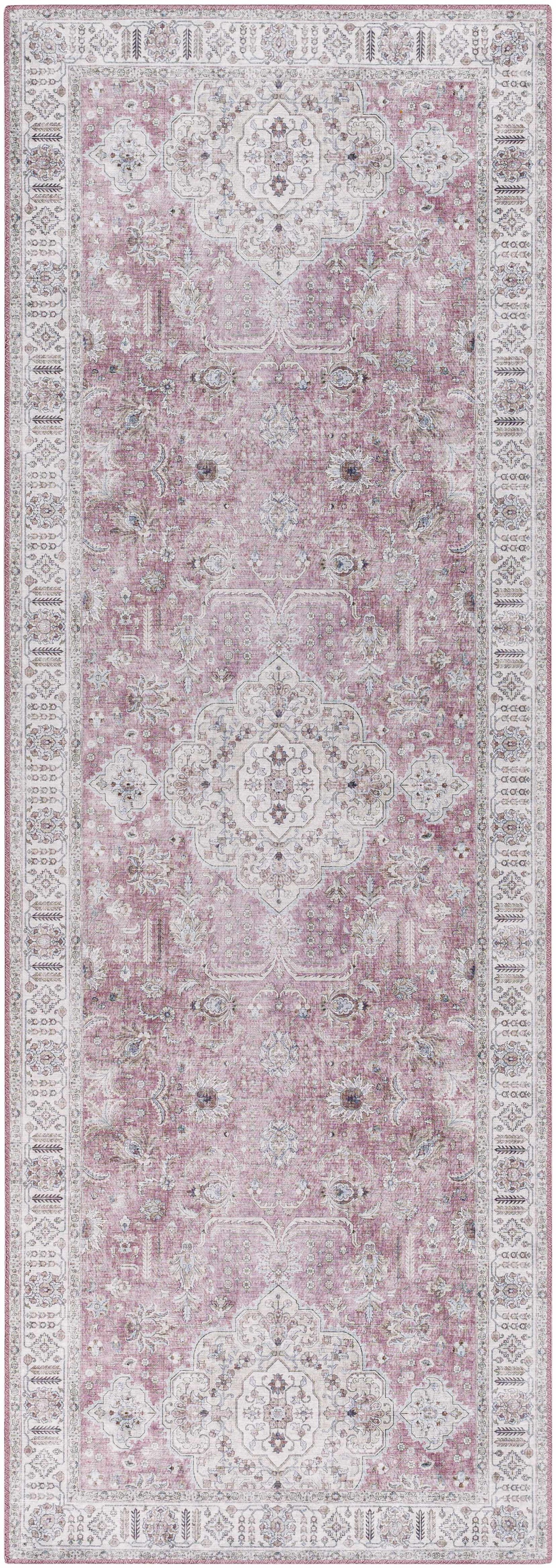 Bergman Distressed Red Area Rug by Boutique Rugs