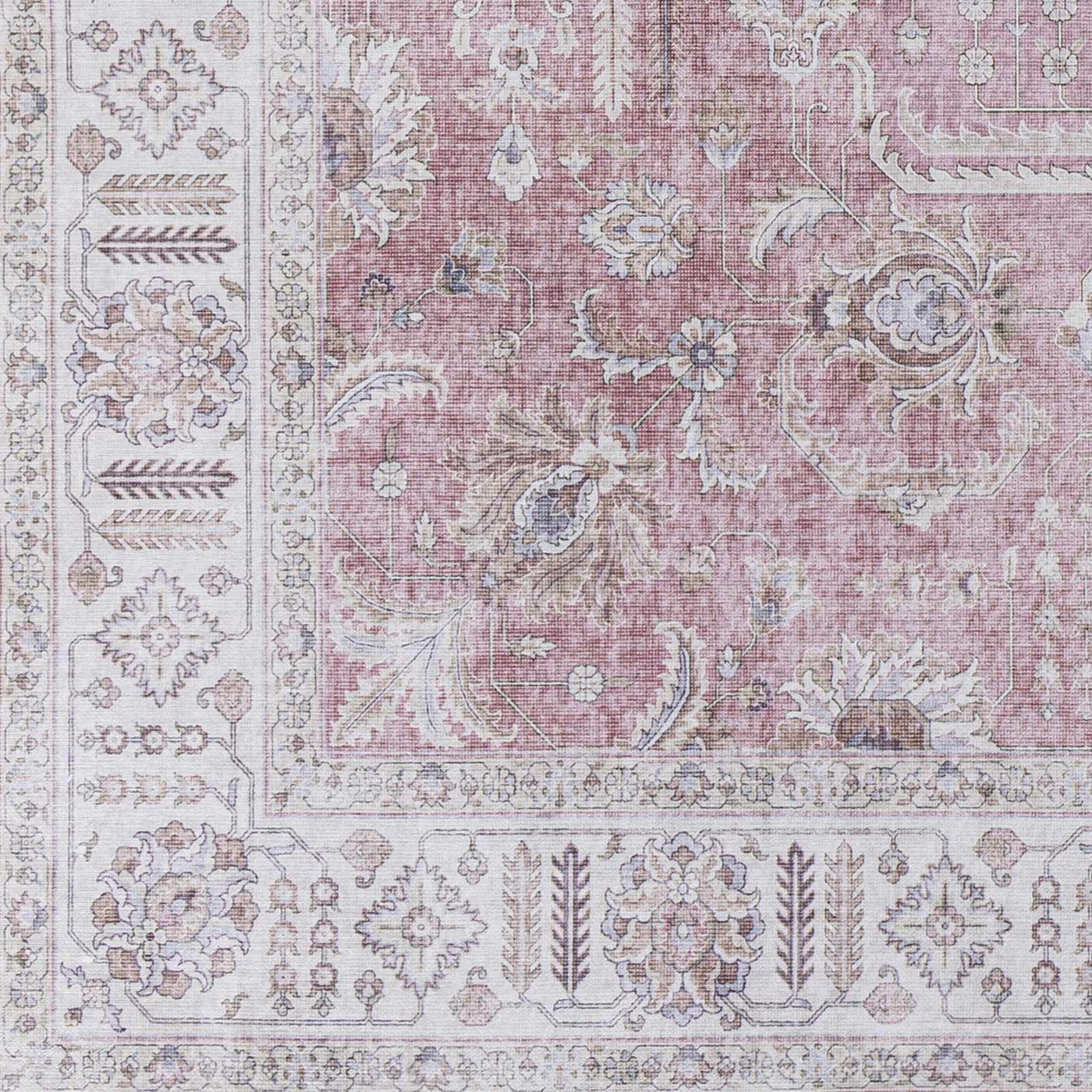 Bergman Distressed Red Area Rug by Boutique Rugs