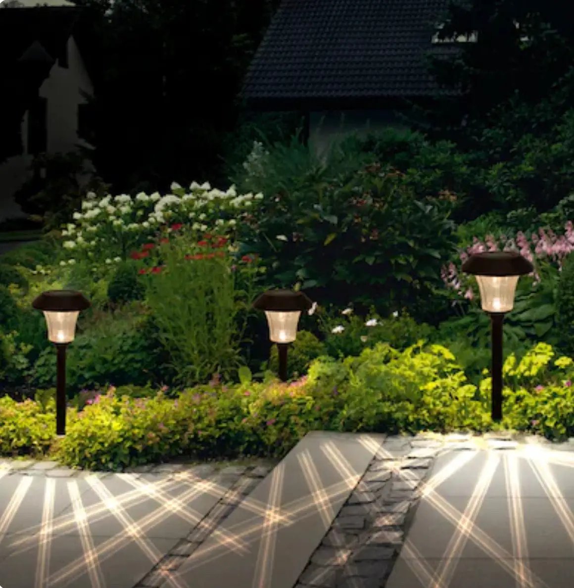 Berkely Jensen 12 -Lumens Oil-rubbed Bronze Solar LED Outdoor Path Light 5 Pack( 3000-Kelvins K) by Outdoor Solar Outlet