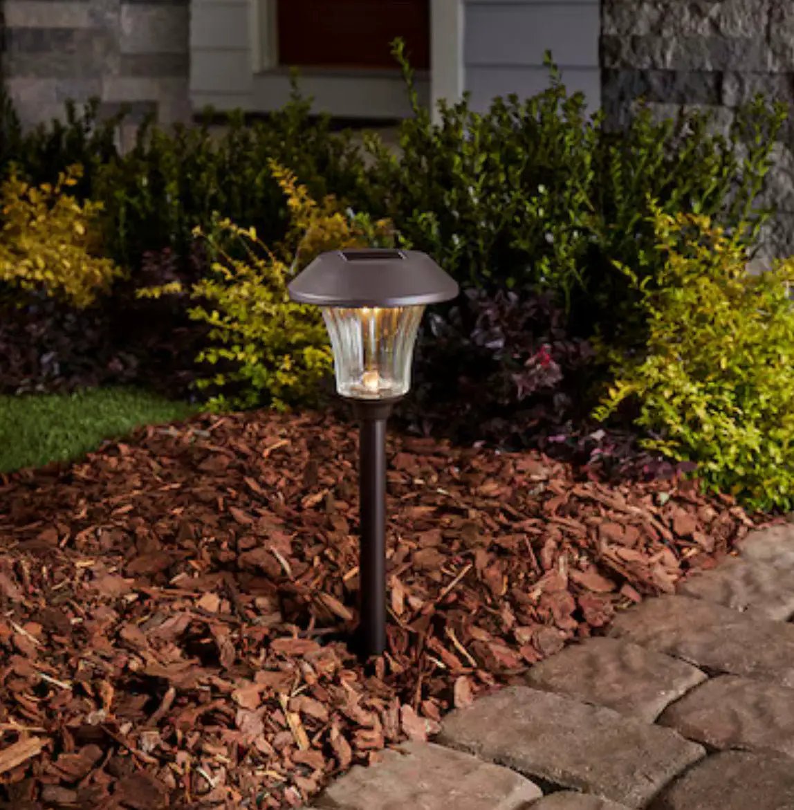 Berkely Jensen 12 -Lumens Oil-rubbed Bronze Solar LED Outdoor Path Light 5 Pack( 3000-Kelvins K) by Outdoor Solar Outlet