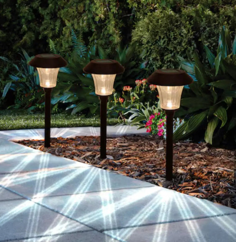 Berkely Jensen 12 -Lumens Oil-rubbed Bronze Solar LED Outdoor Path Light 5 Pack( 3000-Kelvins K) by Outdoor Solar Outlet