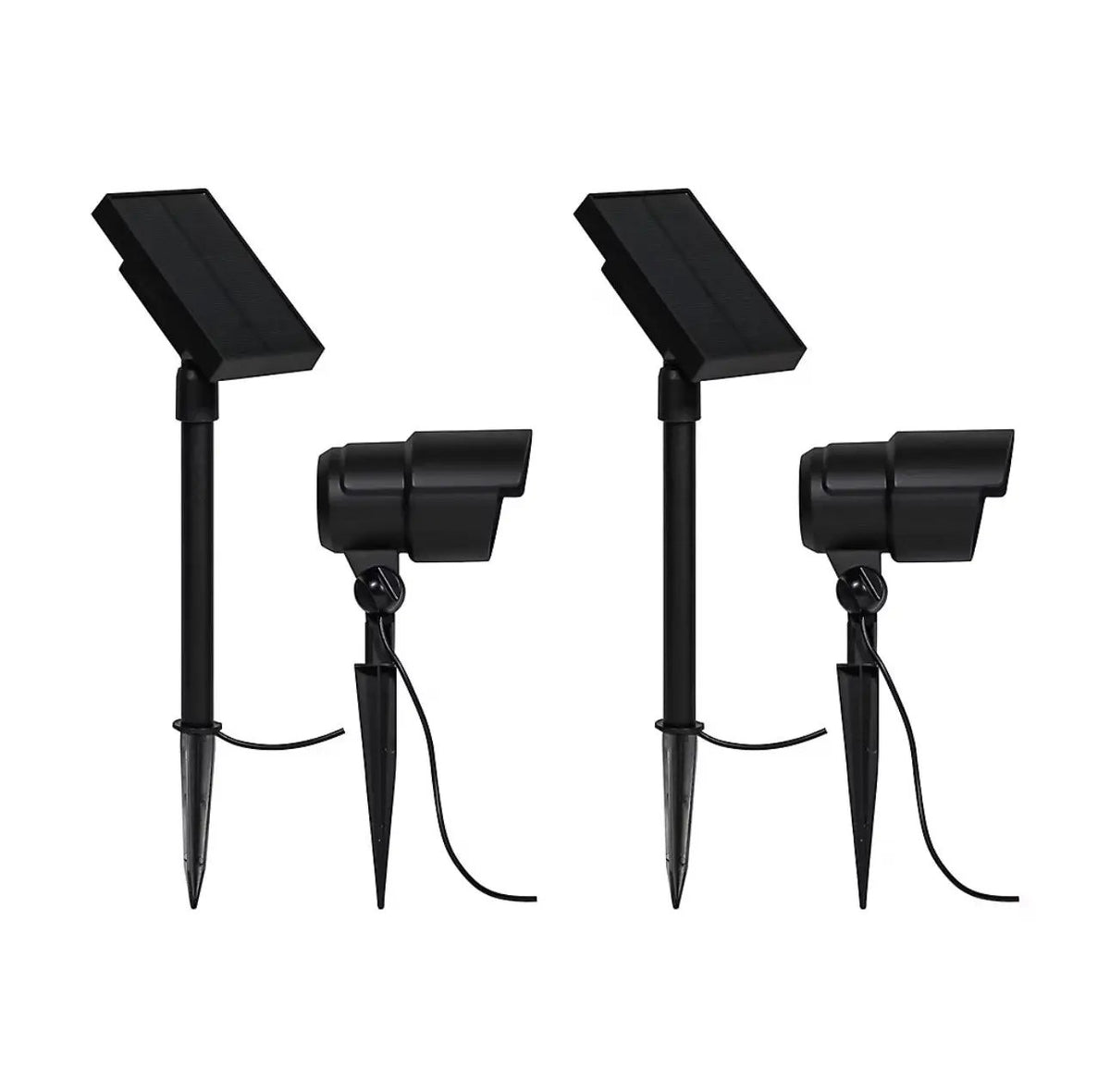 Berkley Jensen 2 Pack Solar LED Spotlights 100 Lumen by Outdoor Solar Outlet