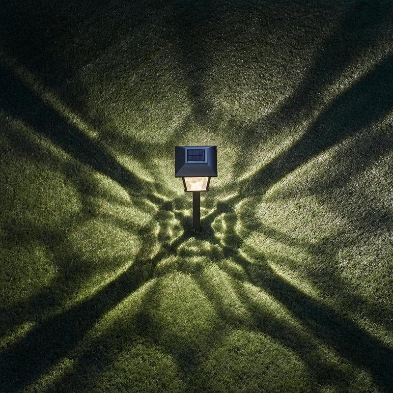 Berkley Jensen 5 Pack Solar LED Pathway Lights 15 Lumen- Graphite Black by Outdoor Solar Outlet