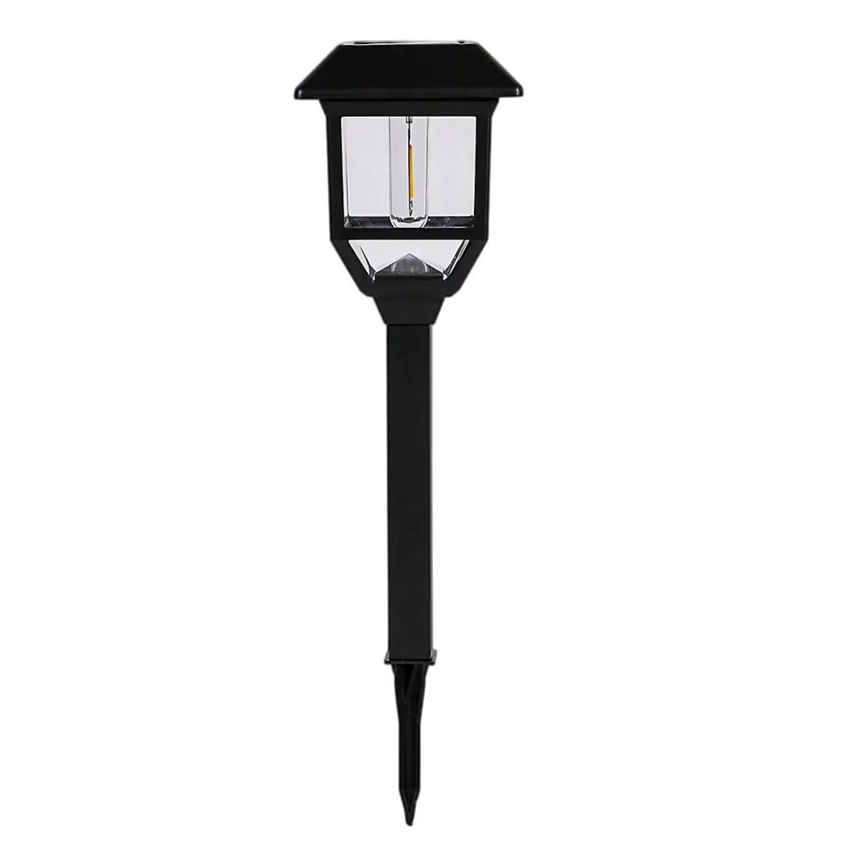 Berkley Jensen 5 Pack Solar LED Pathway Lights 15 Lumen- Graphite Black by Outdoor Solar Outlet