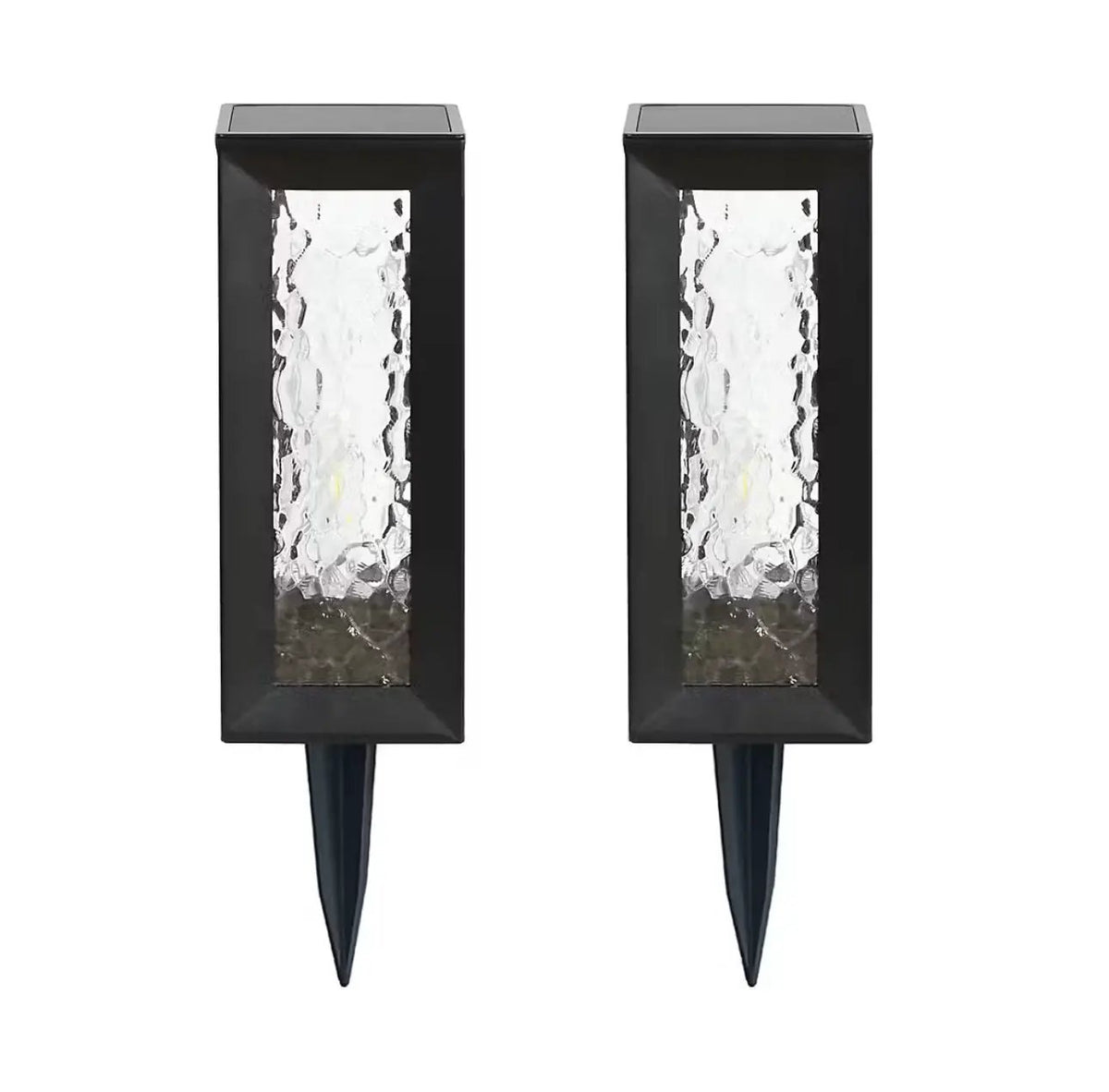 Berkley Jensen 50 Lumen Solar LED Lanterns,Warm White & Candle Flickering-2 Pack by Outdoor Solar Outlet