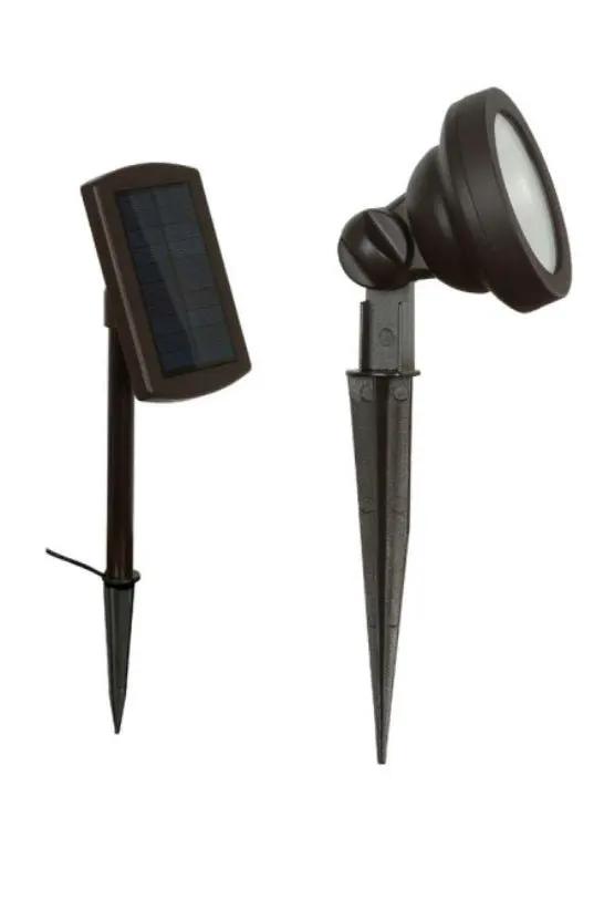 Berkley Jensen 50-Lumen Solar Spotlights Set Of 2 by Outdoor Solar Outlet