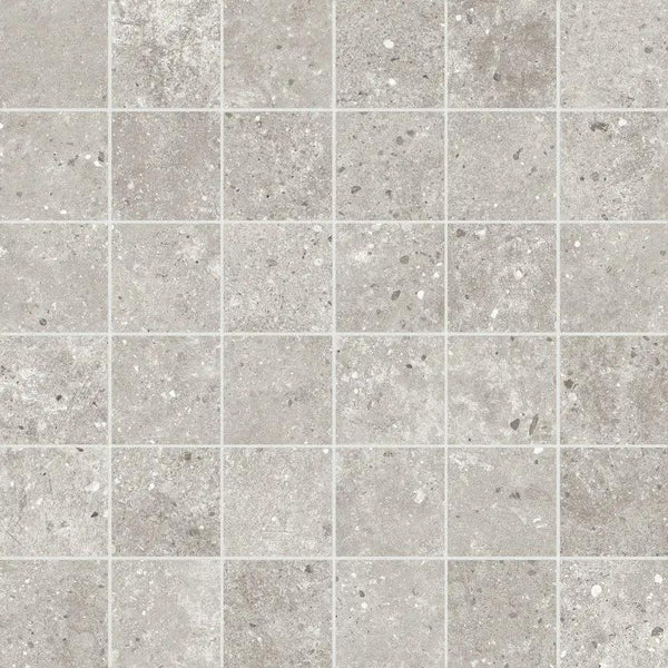 Berlin Grey Mosaic A Porcelain Mosaics 12x12