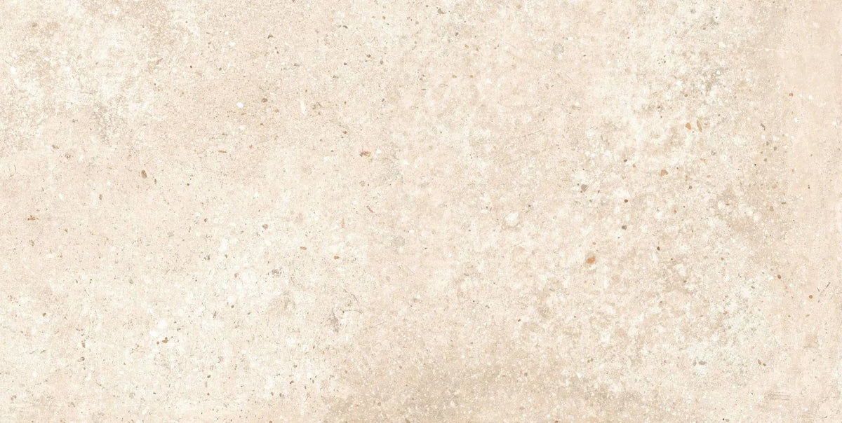 Berlin Ivory Porcelain Tiles 12x24 by landmarkceramics