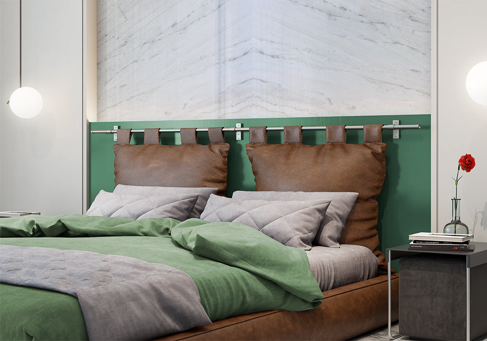 Beryl Macaubas Polished Quartzite Slab Random room scene